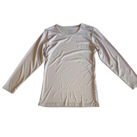 Body Glove Rashguard Shirt Beach Activewear Stretch Gray Womens Large EUC‎ - Picture 1 of 7